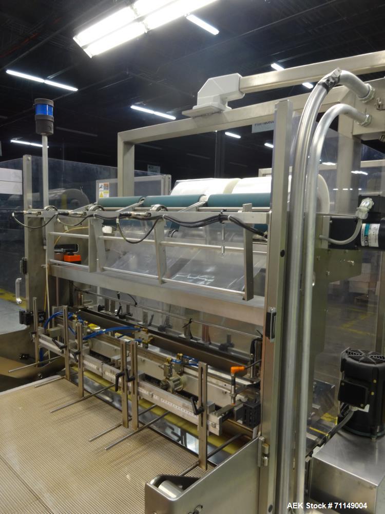 Used Omega Design Model TL-36 Triple Lane Stainless Steel Shrink Bundler