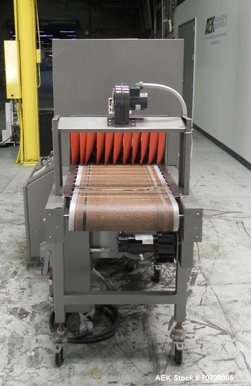 Used Omega Model SL18 Shrink Bundling System with Integrated Shrink Tunnel
