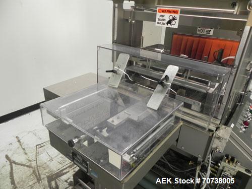 Used Omega Model SL18 Shrink Bundling System with Integrated Shrink Tunnel