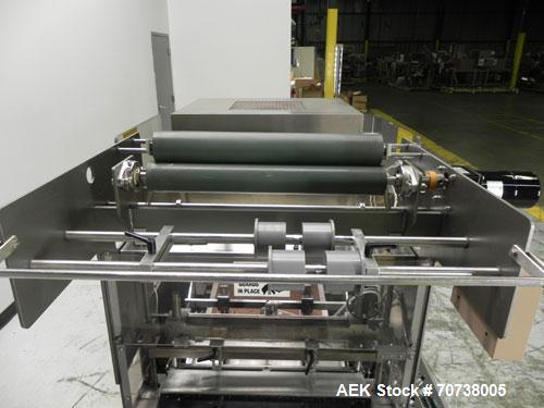 Used Omega Model SL18 Shrink Bundling System with Integrated Shrink Tunnel