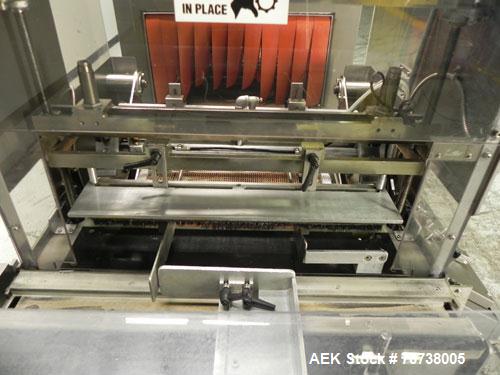 Used Omega Model SL18 Shrink Bundling System with Integrated Shrink Tunnel