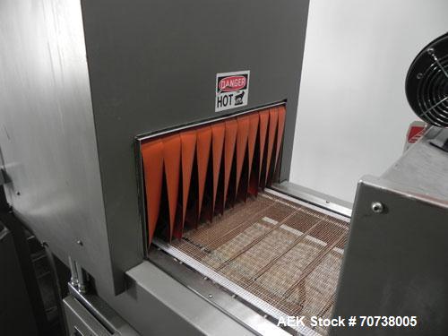 Used Omega Model SL18 Shrink Bundling System with Integrated Shrink Tunnel