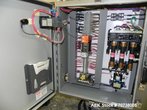 Used Omega Model SL18 Shrink Bundling System with Integrated Shrink Tunnel