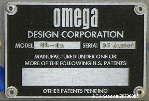 Used Omega Model SL18 Shrink Bundling System with Integrated Shrink Tunnel