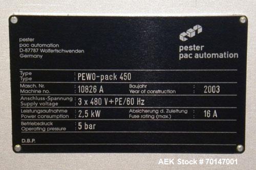 Used Pester PAC Automation Automatic Stretch Bander or Shrink Bundler