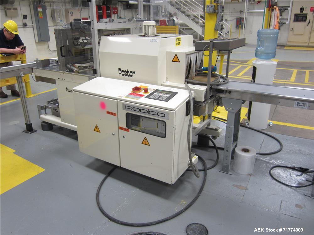 Used Pester Pewo pack 450 shrink bundler and tunnel