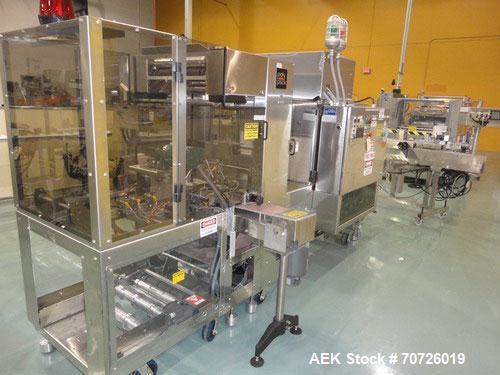 Used Polypack PH16 Multipack shrink bundler. Capable of speeds up to 30 bundles per minute. Product size range: (Diam) 3/4" to 4-1/4". Has 16"w seal bar.Pack pattern versatility: 2,3,4,5,6,8,9,10,12 ...