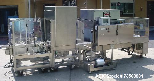 Used Polypack Model CHA-24HL-A Stainless Steel Bundler | 20 Bundles/Min | Servo Driven | Allen Bradley PLC | 240V | Cosmetic Packaging Line