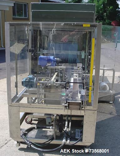 Used Polypack Model CHA-24HL-A Stainless Steel Bundler | 20 Bundles/Min | Servo Driven | Allen Bradley PLC | 240V | Cosmetic Packaging Line