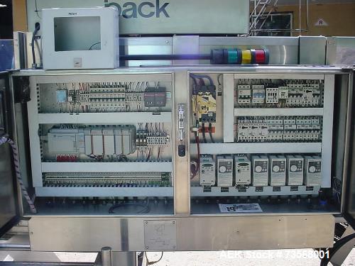 Used Polypack Model CHA-24HL-A Stainless Steel Bundler | 20 Bundles/Min | Servo Driven | Allen Bradley PLC | 240V | Cosmetic Packaging Line