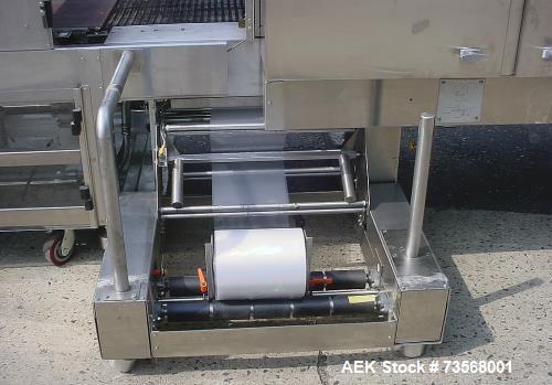 Used Polypack Model CHA-24HL-A Stainless Steel Bundler | 20 Bundles/Min | Servo Driven | Allen Bradley PLC | 240V | Cosmetic Packaging Line