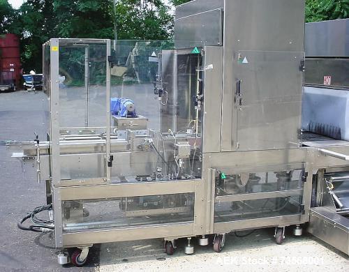 Used Polypack Model CHA-24HL-A Stainless Steel Bundler | 20 Bundles/Min | Servo Driven | Allen Bradley PLC | 240V | Cosmetic Packaging Line
