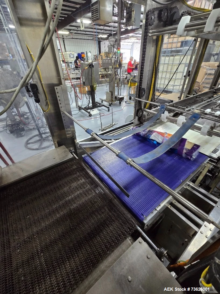Used Polypack CLP-24 (3) Unsupported Print Registered Multipacker & Shrink Bundler – Beverage Bottle Bundling System