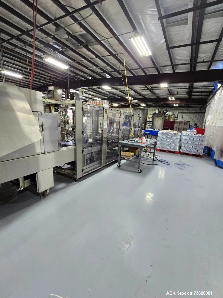 Used Polypack CLP-24 (3) Unsupported Print Registered Multipacker & Shrink Bundler – Beverage Bottle Bundling System