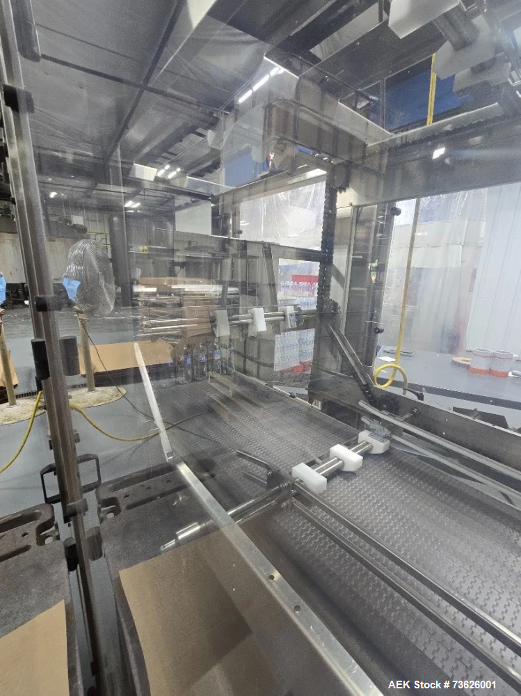 Used Polypack CLP-24 (3) Unsupported Print Registered Multipacker & Shrink Bundler – Beverage Bottle Bundling System