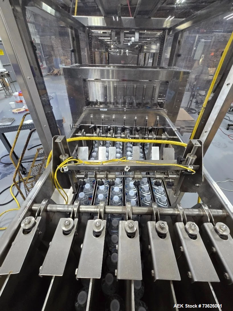 Used Polypack CLP-24 Unsupported Print Registered Multipacker & Shrink Bundler – Beverage Bottle Bundling System