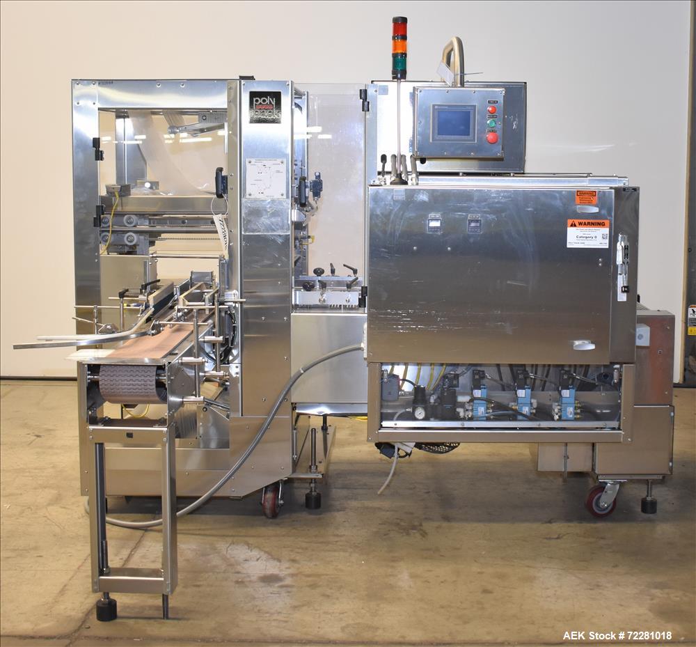 Used PolyPack Model PH-16-120 Shrink Wrap Carton Multi-Pack Bundler.