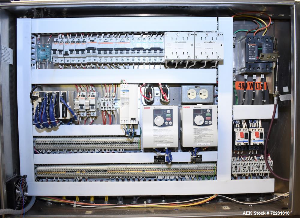 Used PolyPack Model PH-16-120 Shrink Wrap Carton Multi-Pack Bundler.