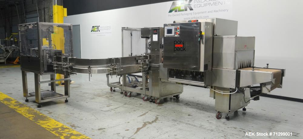 Used PolyPack Model PH-24D Dual Lane Multi-Pack Container Shrink Bundler