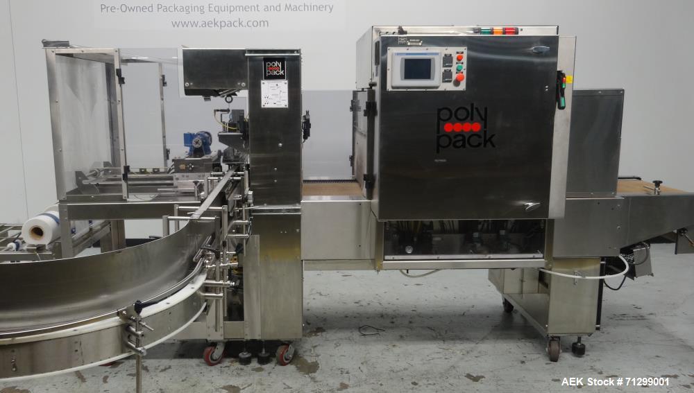 Used PolyPack Model PH-24D Dual Lane Multi-Pack Container Shrink Bundler
