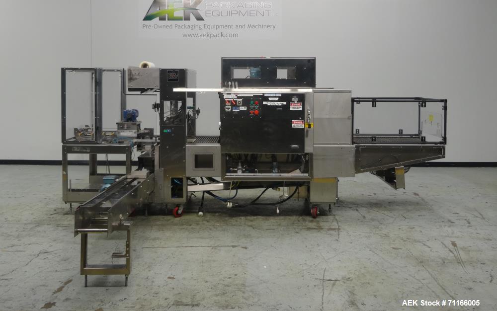 Used PolyPack Automatic Carton Multipack Shrink Bundler With Ups