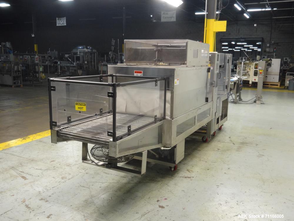 Used- PolyPack Automatic Carton Multipack Shrink Bundler With Ups