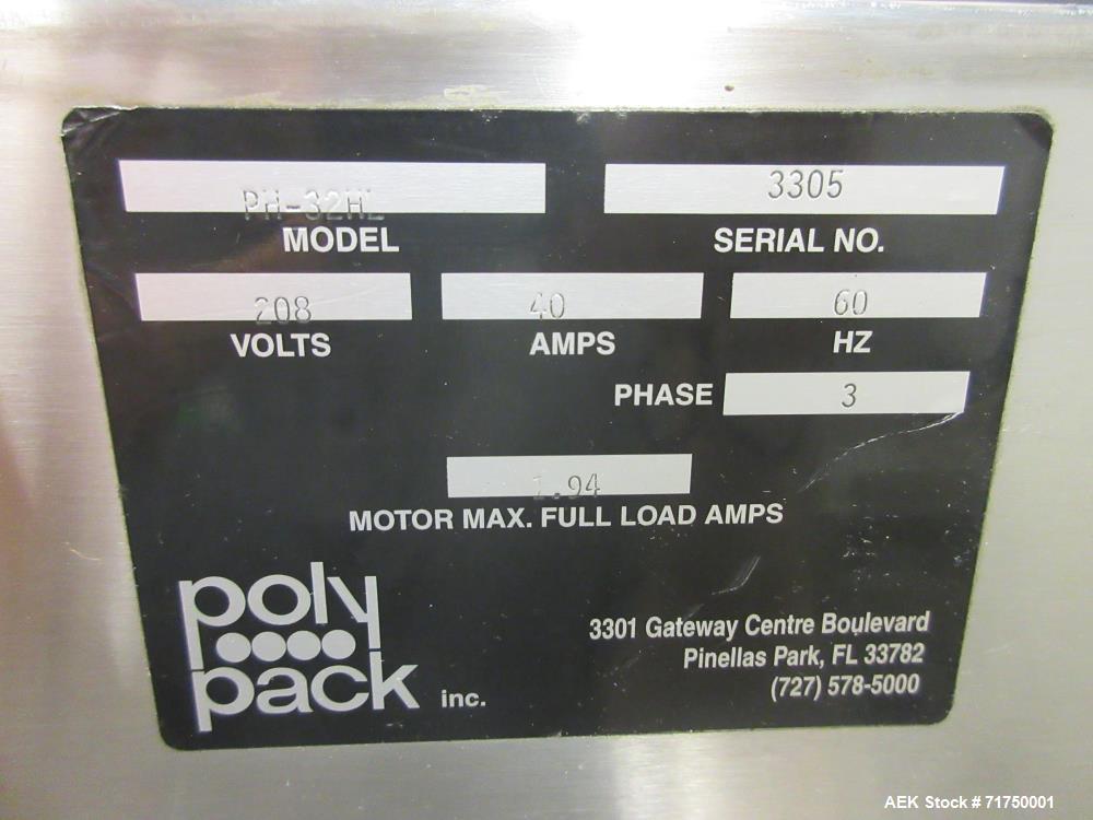 Used- PolyPack Model PH-32HL Right Angle Shrink Bundler