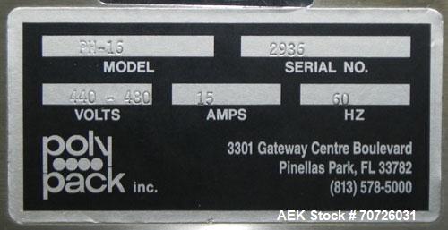 Used- PolyPack Model PH-16 Shrink Wrap Carton Multi-Pack Bundler