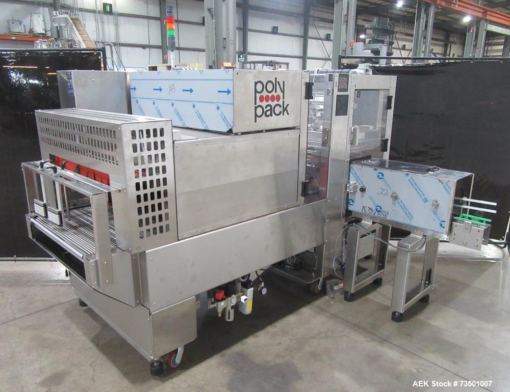 Unused PolyPack PH-32D Dual Lane Shrink Bundler – Stainless Steel, 40 BPM, UL Panel