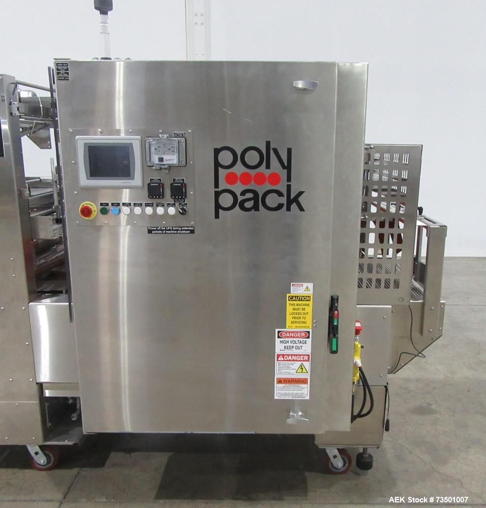 Unused PolyPack PH-32D Dual Lane Shrink Bundler – Stainless Steel, 40 BPM, UL Panel