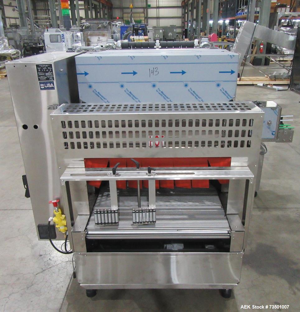Unused PolyPack PH-32D Dual Lane Shrink Bundler – Stainless Steel, 40 BPM, UL Panel