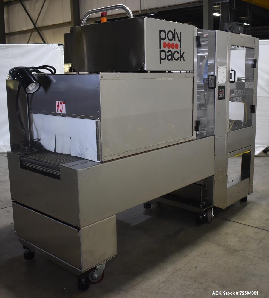 Used Polypack Model Pharma 16 Automatic Shrink/Stretch Multipack Shrink Bundler for Bottles. Capable of bundles up to 30 Bundles per minute (depending on application. Product size range: .75" - 4.25"...