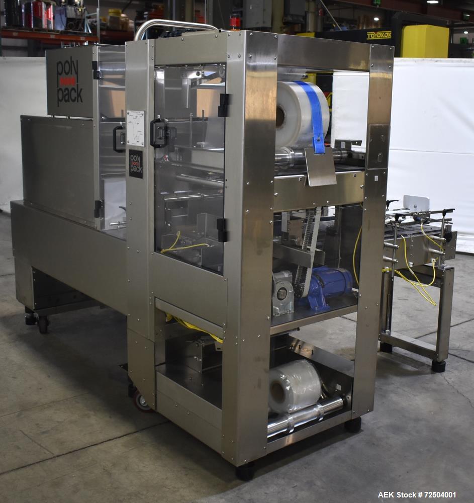 Used- Polypack Model Pharma 16 Automatic Shrink/Stretch Multipack Shrink Bundler for Bottles. Capable of bundles up to 30 Bu...