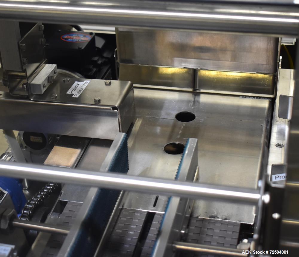 Used Polypack Model Pharma 16 Automatic Shrink/Stretch Multipack Shrink Bundler for Bottles. Capable of bundles up to 30 Bundles per minute (depending on application. Product size range: .75" - 4.25"...