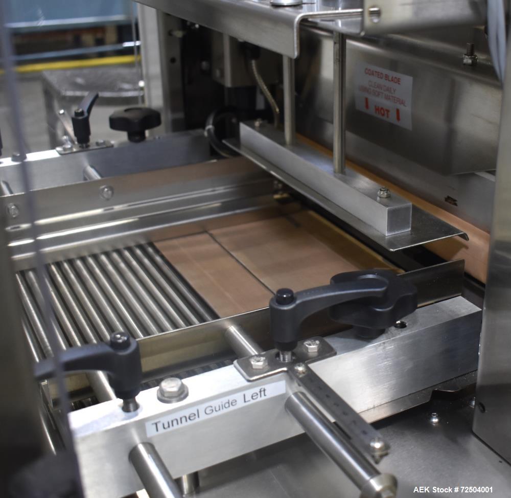 Used Polypack Model Pharma 16 Automatic Shrink/Stretch Multipack Shrink Bundler for Bottles. Capable of bundles up to 30 Bundles per minute (depending on application. Product size range: .75" - 4.25"...