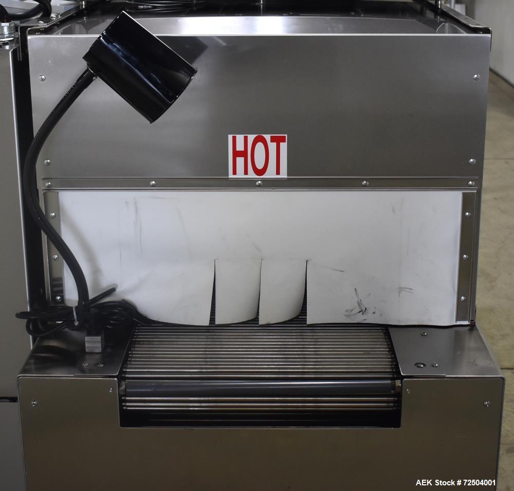 Used Polypack Model Pharma 16 Automatic Shrink/Stretch Multipack Shrink Bundler for Bottles. Capable of bundles up to 30 Bundles per minute (depending on application. Product size range: .75" - 4.25"...