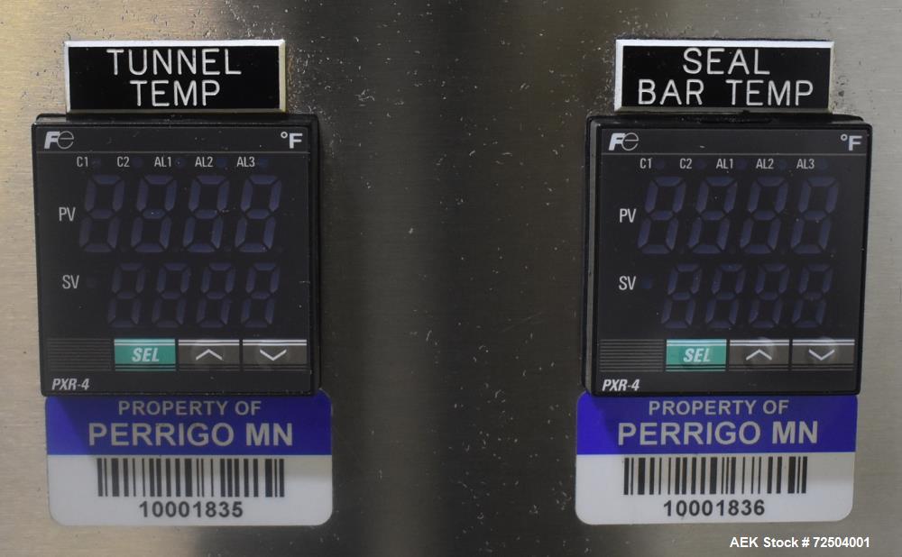 Used Polypack Model Pharma 16 Automatic Shrink/Stretch Multipack Shrink Bundler for Bottles. Capable of bundles up to 30 Bundles per minute (depending on application. Product size range: .75" - 4.25"...