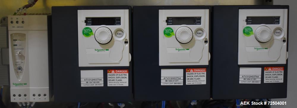 Used Polypack Model Pharma 16 Automatic Shrink/Stretch Multipack Shrink Bundler for Bottles. Capable of bundles up to 30 Bundles per minute (depending on application. Product size range: .75" - 4.25"...