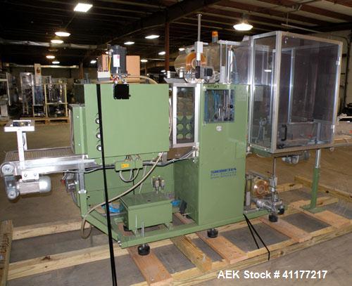 Used Skinetta Shrink Bundler, Model ASK300. Has a web width of 290mm. Maximum infeed width 380mm. Maximum height 290mm. Maximum length 350mm. Has a Z infeed, rear feed, to cross push to push straight...