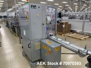 Used-Skinetta (Christ Packaging) Model ASK2500 Shrink Bundler with Shrink Tunnel. Capable of speeds up to 40 cycles per minu...