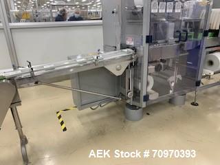 Used Skinetta (Christ Packaging) Model ASK2500 Shrink Bundler with Shrink Tunnel. Capable of speeds up to 40 cycles per minute. Maximum sealing width: up to 230mm. Maximum bundle height: up to 240mm....