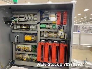 Used-Skinetta (Christ Packaging) Model ASK2500 Shrink Bundler with Shrink Tunnel. Capable of speeds up to 40 cycles per minu...