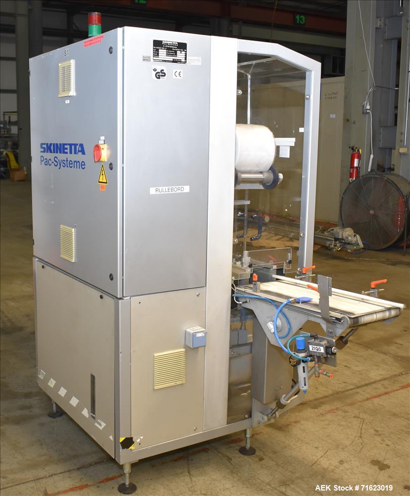 Used Skinetta Model ASK2500 Shrink Bundler with Shrink Tunnel