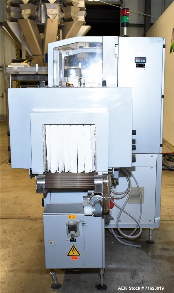Used Skinetta Model ASK2500 Shrink Bundler with Shrink Tunnel