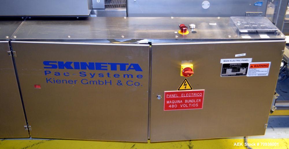 Used- Skinetta Pac-Systems Shrink Bundler / Stretch Bander Dual Lane