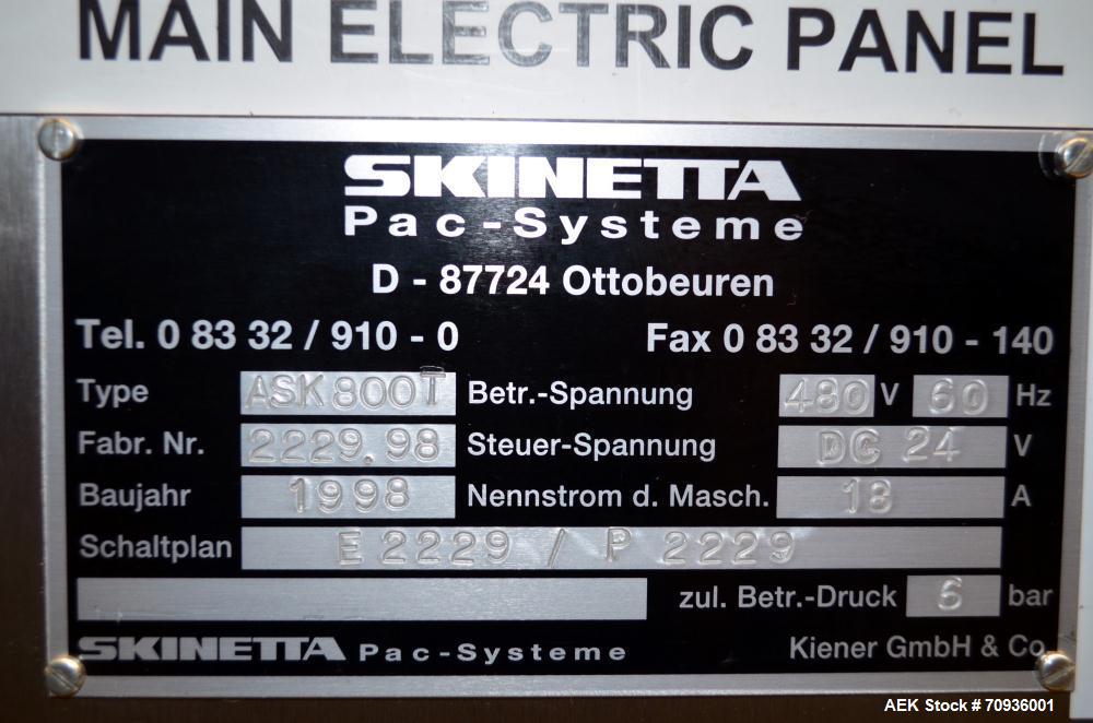 Used- Skinetta Pac-Systems Shrink Bundler / Stretch Bander Dual Lane