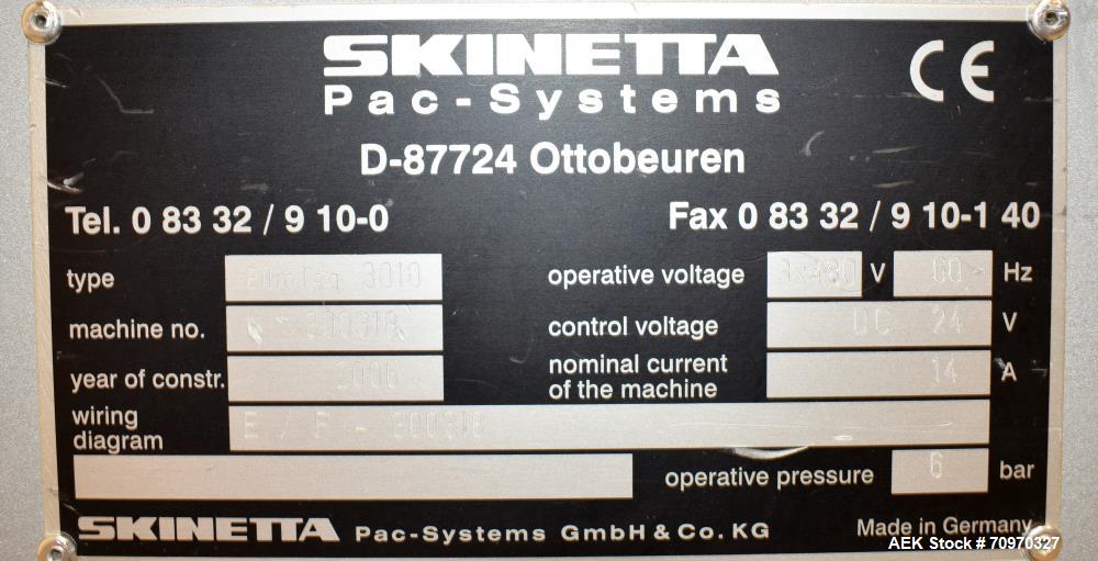 Used Skinetta Stretch/Shrink Sleeve Bundle For Pharma Blister Packs