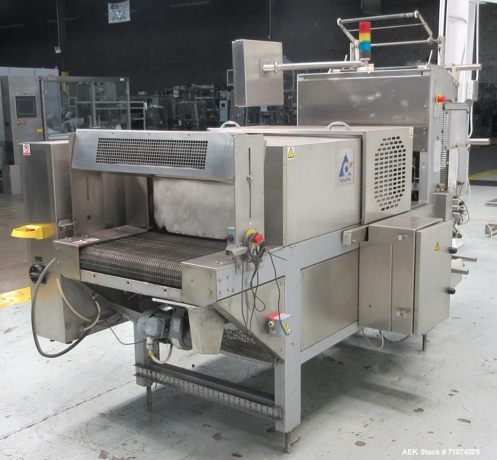 Used Tetra Pak Model TTS 51 (Tray) Shrink Bundler/Wrapper