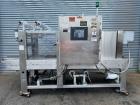 Used Arpac Model 112-SS-24 Automatic Stainless Steel Inline Shrink Bundler. Capable of speeds from 5 to 25 bundles per minute (depending on application). Unit has a 28