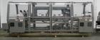 Used Douglas Contour Model M-75 Multi-Pack Shrink Bundler capable of speeds up to 75 cycles per minute. Now configured for print registered film, unsupported 8 oz and 11 oz bottles in multiple lanes,...